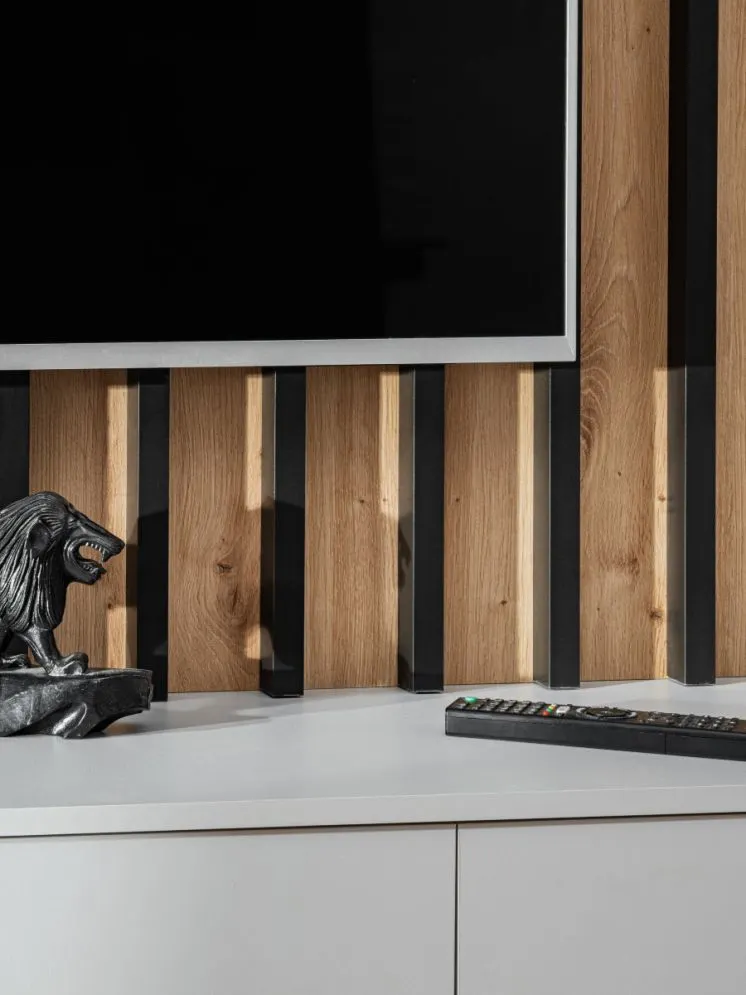 Meblościanka VERTI artrisan/perla gray nowoczesna I sklep meblowy MIRAT.