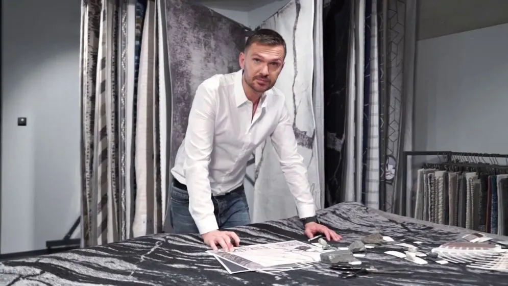 Dywan STATUARIO LIGHT GRAY 200x300 jasnoszary by Maciej Zień do salonu | MIRAT. kolekcja BY MACIEJ ZIEŃ