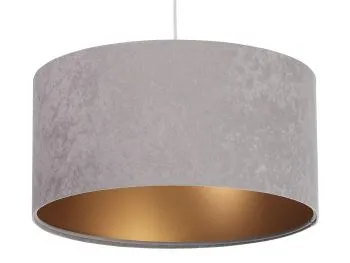 Lampa wisząca HOME 60 szara/złota