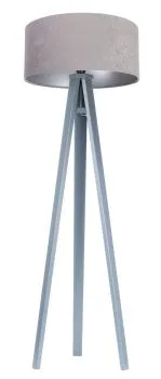 Lampa stojąca HOME 50 szara/srebrna/szara