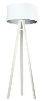 Lampa stojąca HOME 50 biała/srebrna/biała