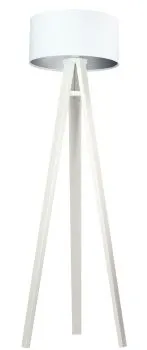 Lampa stojąca HOME 40 biała/srebrna/biała