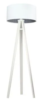 Lampa stojąca HOME 50 biała/pepitka/biała