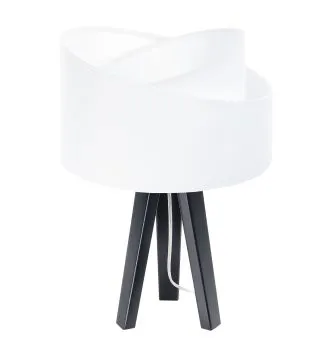 Lampa stołowa GEMSTONE biała/czarna