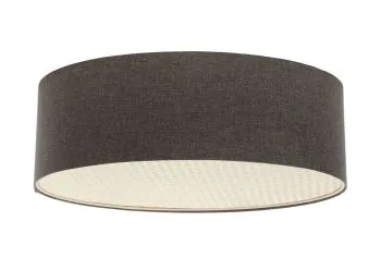Plafon sufitowy ERUTAN RATTAN 40 szary