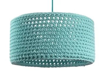 Lampa wisząca COTTON 40 turkusowa