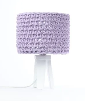 Lampa stołowa COTTON WOOD fioletowa
