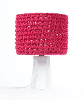 Lampa stołowa COTTON WOOD czerwona