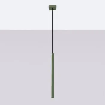 Lampa wisząca PASTELO 1 zielona oliwka