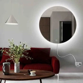 Lustro okrągłe RUBINO ELECTRIC 50 z oświetleniem LED