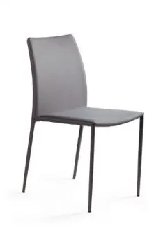 Krzesło DESIGN szare tkanina