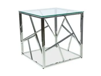 Ława ESCADA B 55x55 srebrna