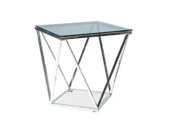 Ława SILVER B 50x50 srebrna