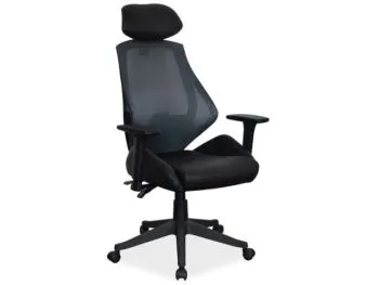 Fotel biurowy Q-406 czarny