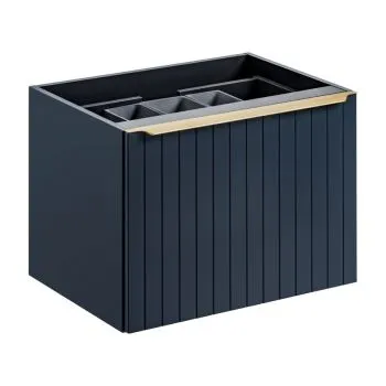 Szafka pod umywalkę SANTA FE DEEP BLUE 80 cm niebieska indigo