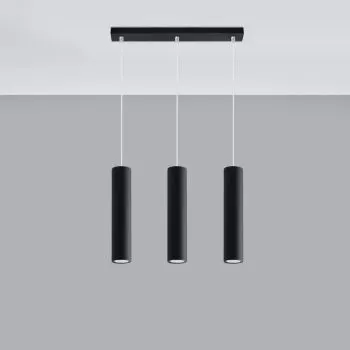 Lampa wisząca LAGOS 3L czarny