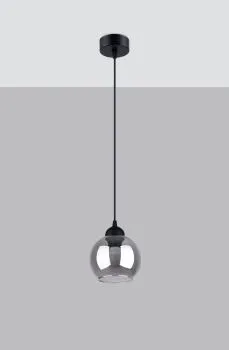 Lampa wisząca ALINO 1 czarna