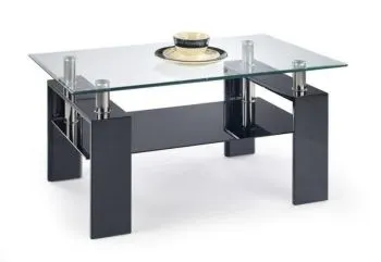 Ława DIANA H 110x60 czarny połysk
