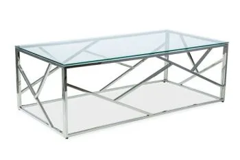 Ława ESCADA A 120x60 srebrna
