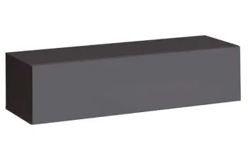 Szafka RTV2 SWITCH 120 szary połysk