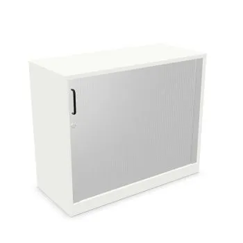 Szafka biurowa żaluzjowa EASY SPACE CABINET HRT 2-OH 100cm biała zamykana
