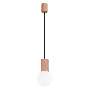 Lampa wisząca HALO 1 mocca ryflowana