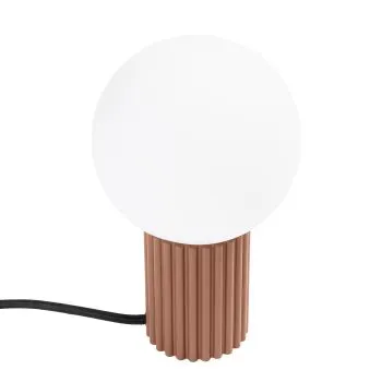 Lampa biurkowa HALO mocca ryflowana