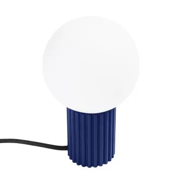 Lampa biurkowa HALO ultramaryna ryflowana
