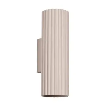 Kinkiet KARBON 20 taupe ryflowany 