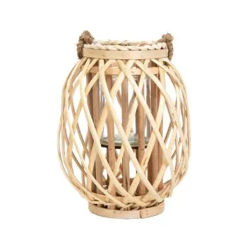 Lampion LAGGE pleciony naturalny 30 cm
