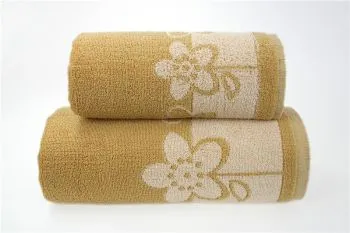 Ręcznik kąpielowy Greno Paloma 2 70x140 pomarańczowy