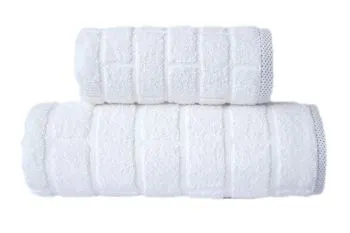Ręcznik kąpielowy Greno BRICK 70x140 biały