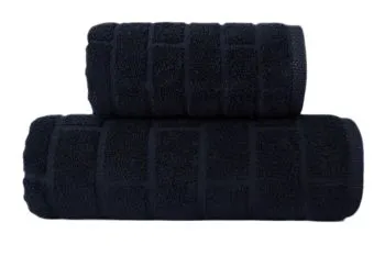 Ręcznik kąpielowy Greno BRICK 70x140 czarny