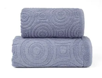 Ręcznik bawełniany Greno Emma 2 50x100 popielaty