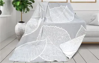 Koc akrylowy Greno Glamour 150x200 Bohema popielaty