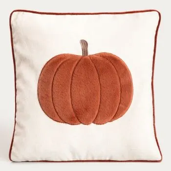 Poszewka dekoracyjna PUMPKY z ozdobną dynią 45x45 cm