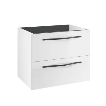 Szafka pod umywalkę PILAR 2S 60cm biały połysk