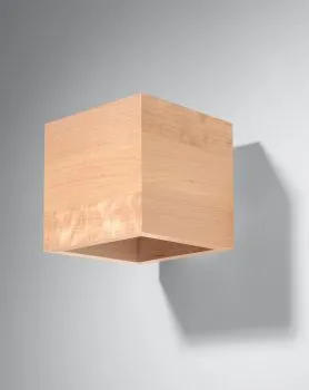 Kinkiet QUAD naturalne drewno