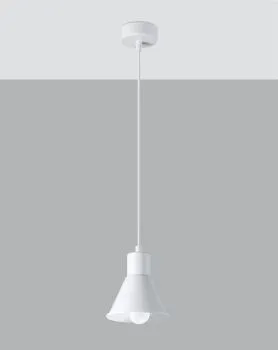 Lampa wisząca TALEJA 1 biała