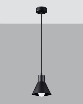 Lampa wisząca TALEJA 1 czarna