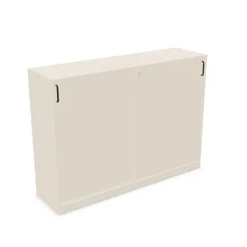 Szafka biurowa przesuwna EASY SPACE CABINET S 3-OH 160cm kaszmirowa zamykana
