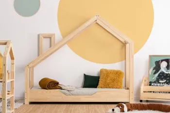 Łóżko dziecięce LUNA B 90x200 sosna