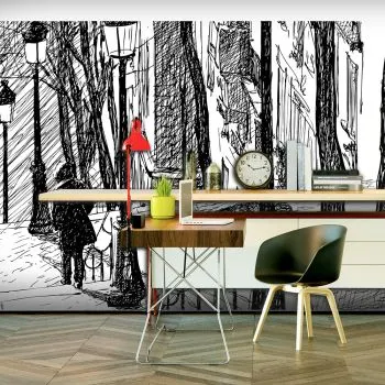 Fototapeta XXL - schody - Montmartre