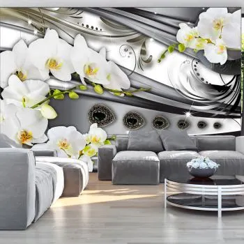 Fototapeta - Orchidee and biżuteria