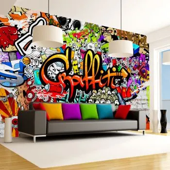 Fototapeta - Kolorowe graffiti