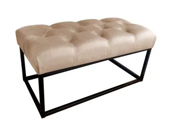 Ławka CHARLIE MG VELVET beżowa