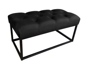 Ławka CHARLIE MG VELVET czarna