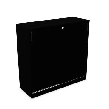 Szafka biurowa przesuwna EASY SPACE CABINET S 3-OH 120cm czarna zamykana