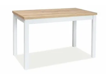 Stół ADAM 100x60 dąb złoty craft/biały mat