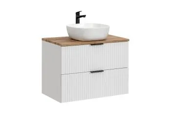 Szafka pod umywalkę ADEL WHITE 82 80cm biała